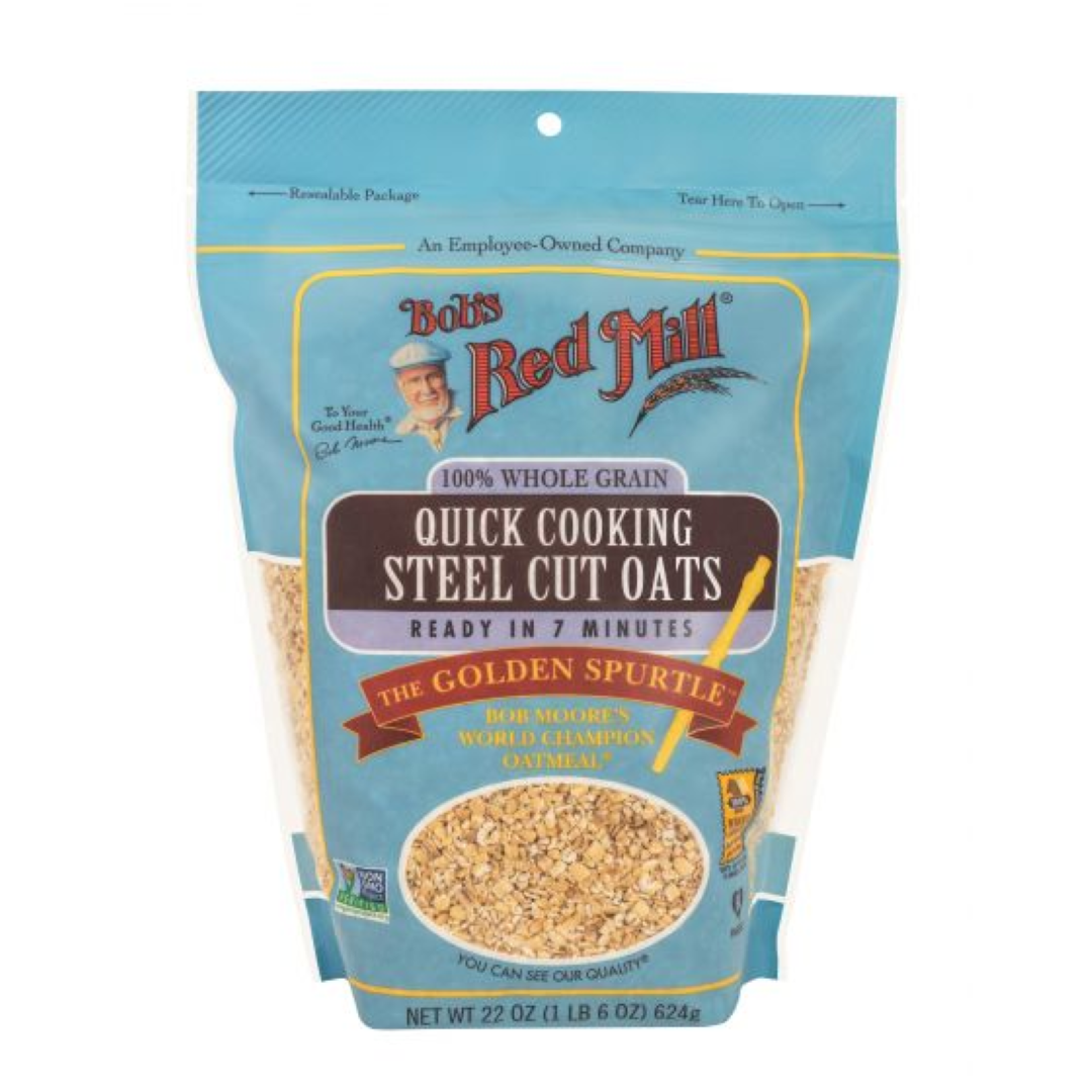 BOBS RM QUICK COOKING STEEL CUT OATS 624GM